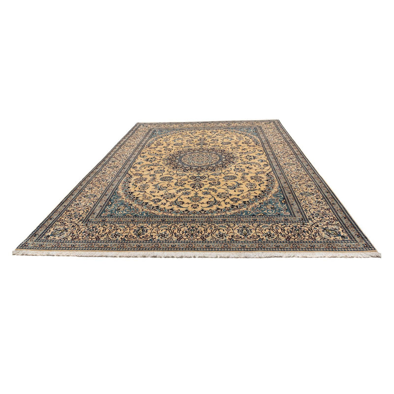 Alfombra Persa - Nain - Real - 360 x 249 cm - beige oscuro