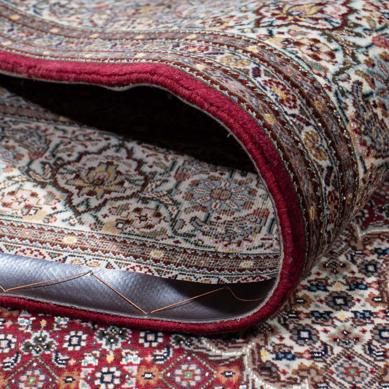 Alfombra persa - Tabriz - 210 x 152 cm - rojo oscuro