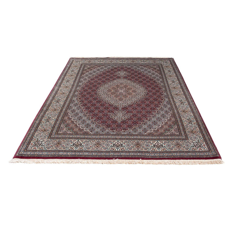 Alfombra persa - Tabriz - 210 x 152 cm - rojo oscuro