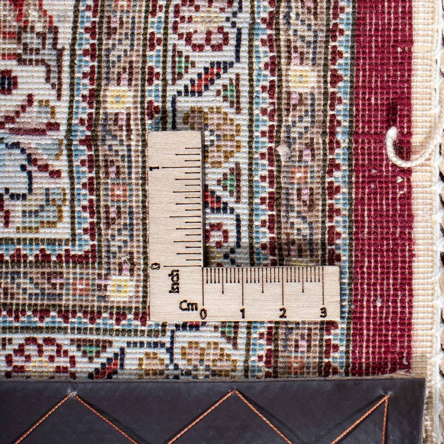 Alfombra persa - Tabriz - 210 x 152 cm - rojo oscuro