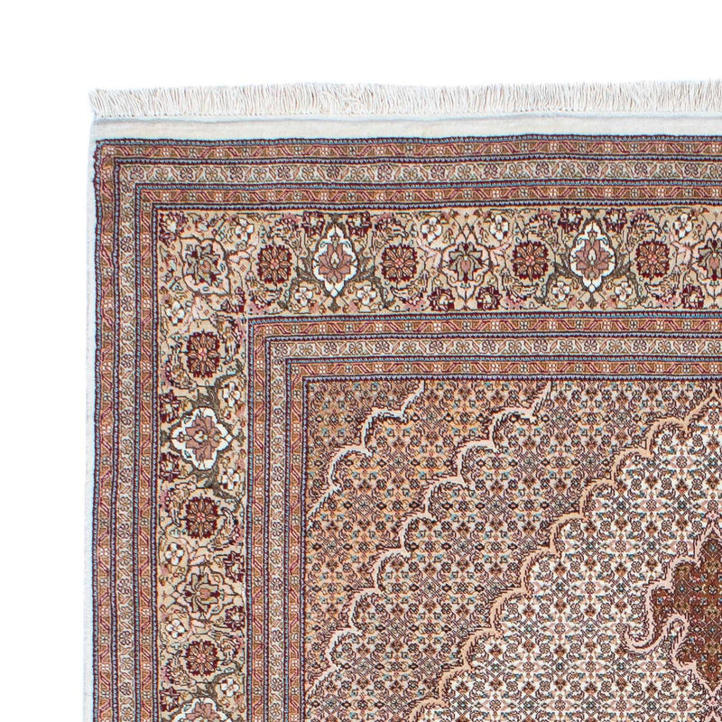 Alfombra persa - Tabriz - 214 x 154 cm - marrón claro