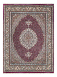 Alfombra persa - Tabriz - 206 x 153 cm - rojo oscuro