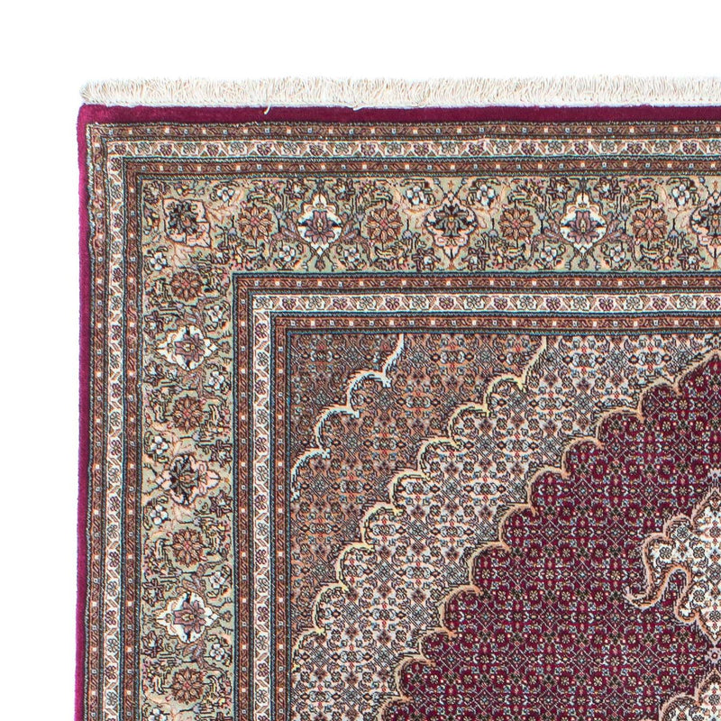 Alfombra persa - Tabriz - 206 x 153 cm - rojo oscuro