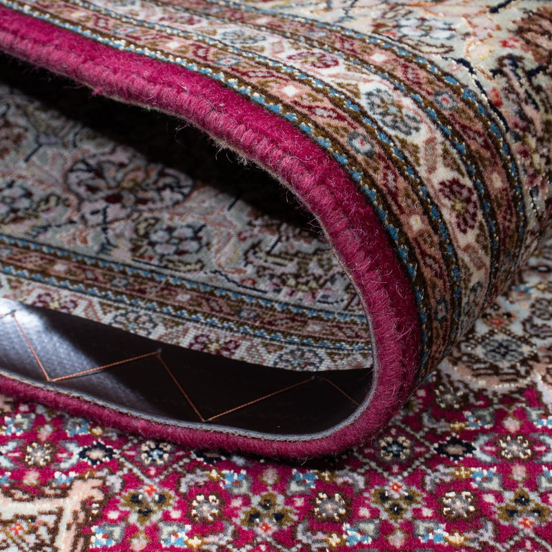 Alfombra persa - Tabriz - 206 x 153 cm - rojo oscuro