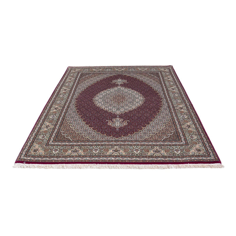 Alfombra persa - Tabriz - 206 x 153 cm - rojo oscuro