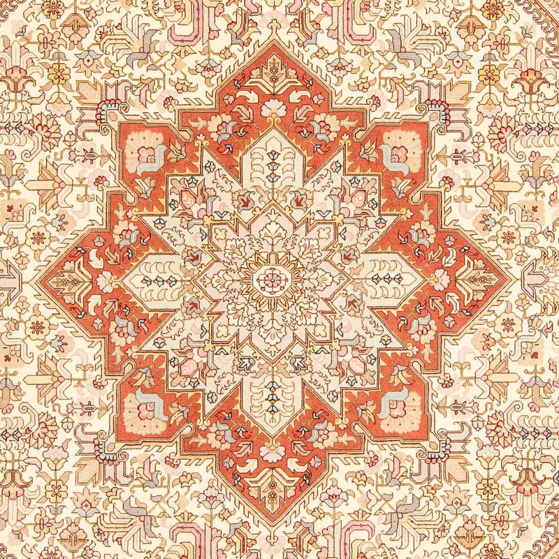 Alfombra Persa - Tabriz - Real - 305 x 207 cm - beige