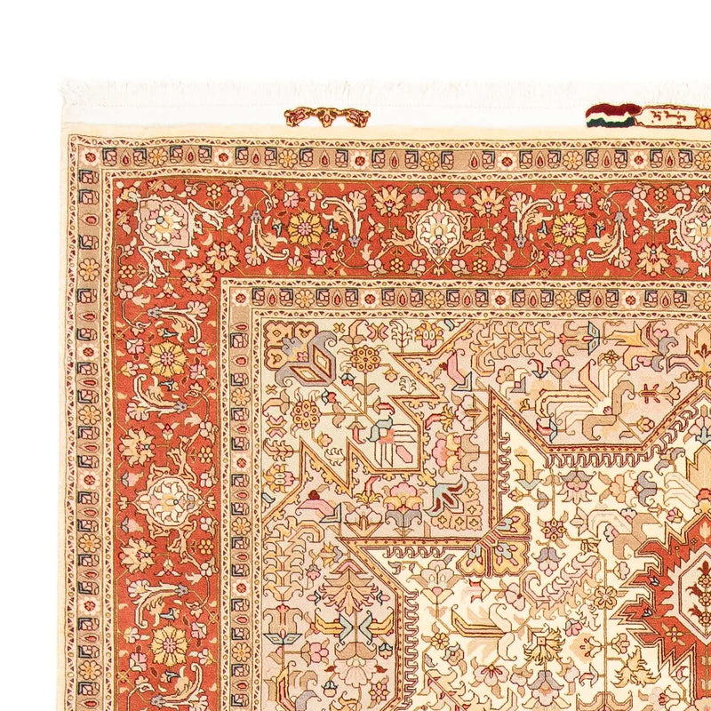 Alfombra Persa - Tabriz - Real - 305 x 207 cm - beige