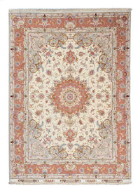 Alfombra Persa - Tabriz - Real - 205 x 152 cm - beige