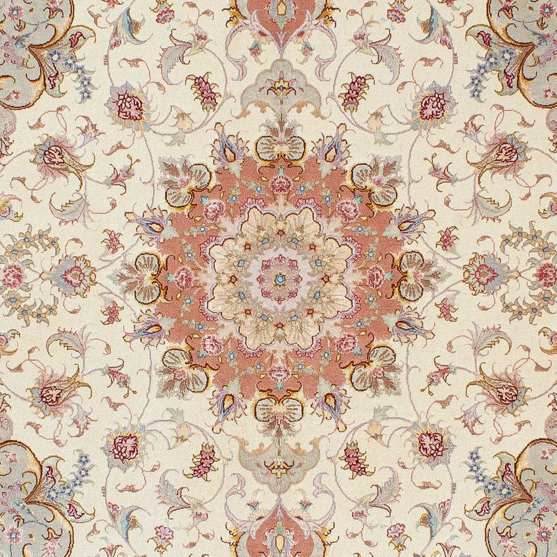 Alfombra Persa - Tabriz - Real - 205 x 152 cm - beige