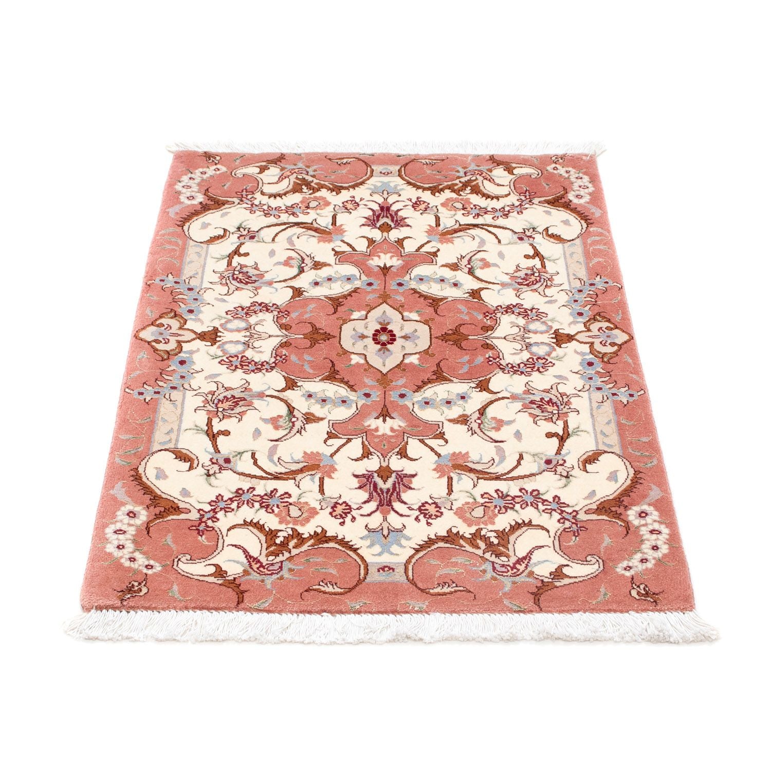 Alfombra Persa - Tabriz - Real - 93 x 62 cm - beige