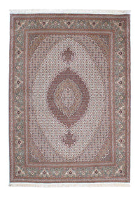 Alfombra persa - Tabriz - 210 x 151 cm - marrón claro