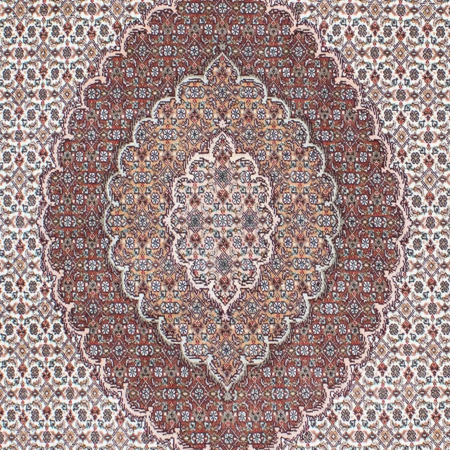 Alfombra persa - Tabriz - 210 x 151 cm - marrón claro