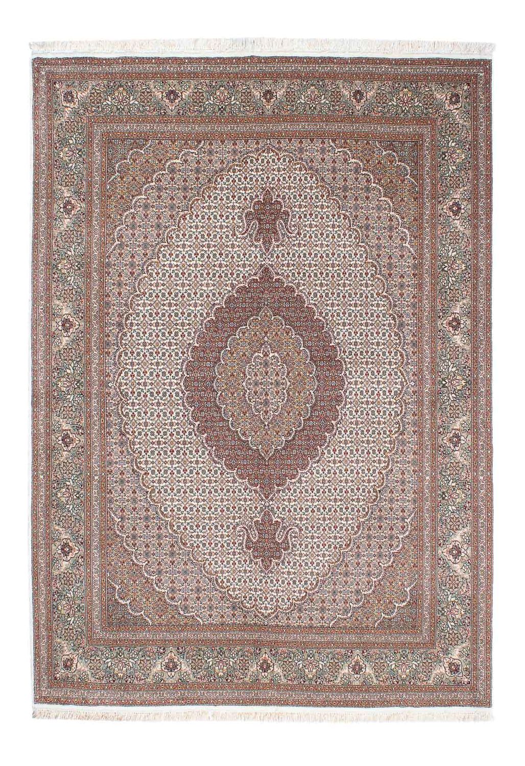 Alfombra persa - Tabriz - 210 x 152 cm - beige