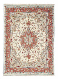 Alfombra Persa - Tabriz - Real - 202 x 151 cm - beige