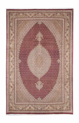Alfombra persa - Tabriz - 323 x 204 cm - rojo oscuro