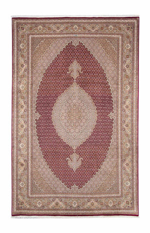 Alfombra persa - Tabriz - 323 x 204 cm - rojo oscuro