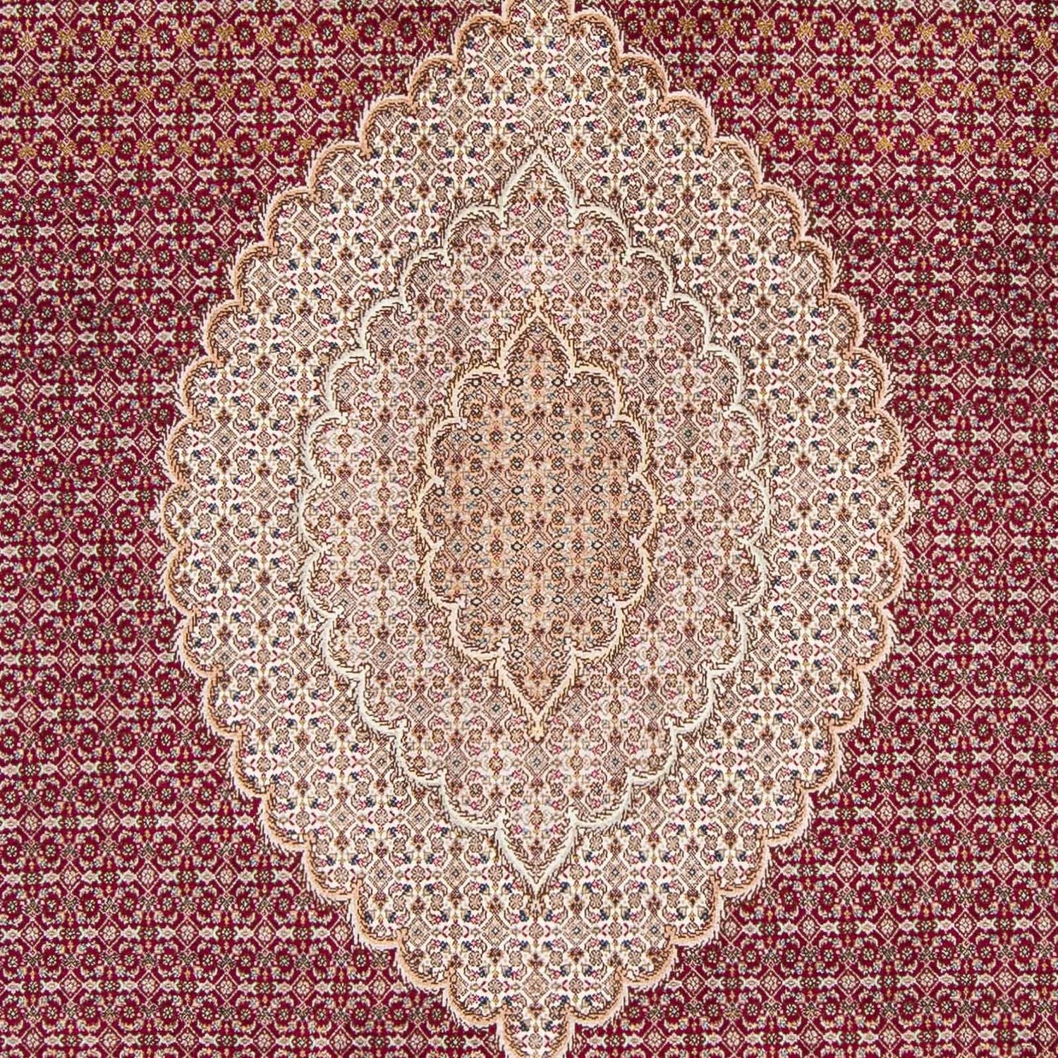 Alfombra persa - Tabriz - 323 x 204 cm - rojo oscuro