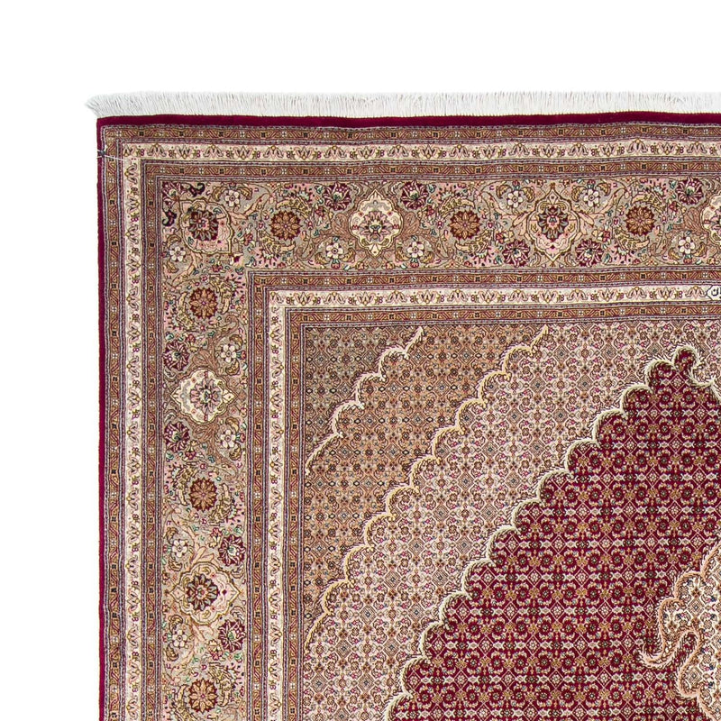 Alfombra persa - Tabriz - 323 x 204 cm - rojo oscuro