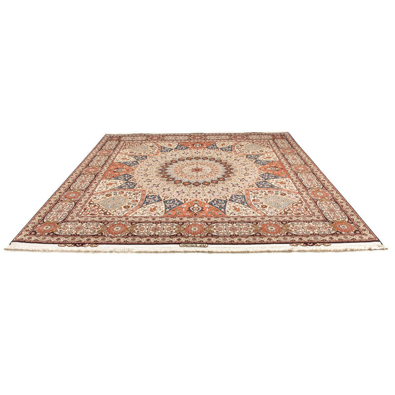 Alfombra Persa - Tabriz - Real cuadrado  - 264 x 253 cm - marrón claro