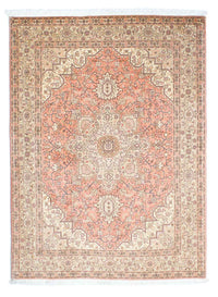 Alfombra Persa - Tabriz - Real - 210 x 152 cm - beige