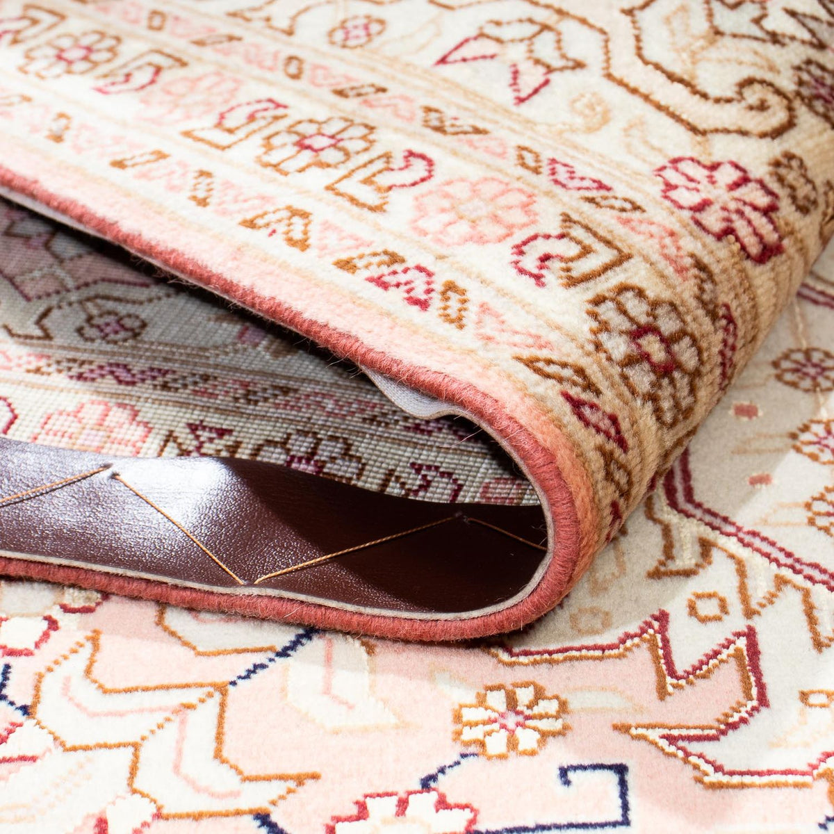 Alfombra Persa - Tabriz - Real - 210 x 152 cm - beige