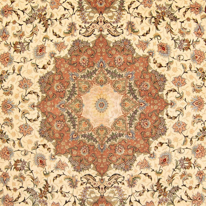 Alfombra Persa - Tabriz - Real - 413 x 297 cm - marrón
