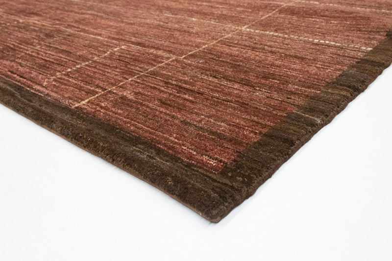Alfombra Gabbeh - Loribaft Persa - 209 x 160 cm - chocolate claro