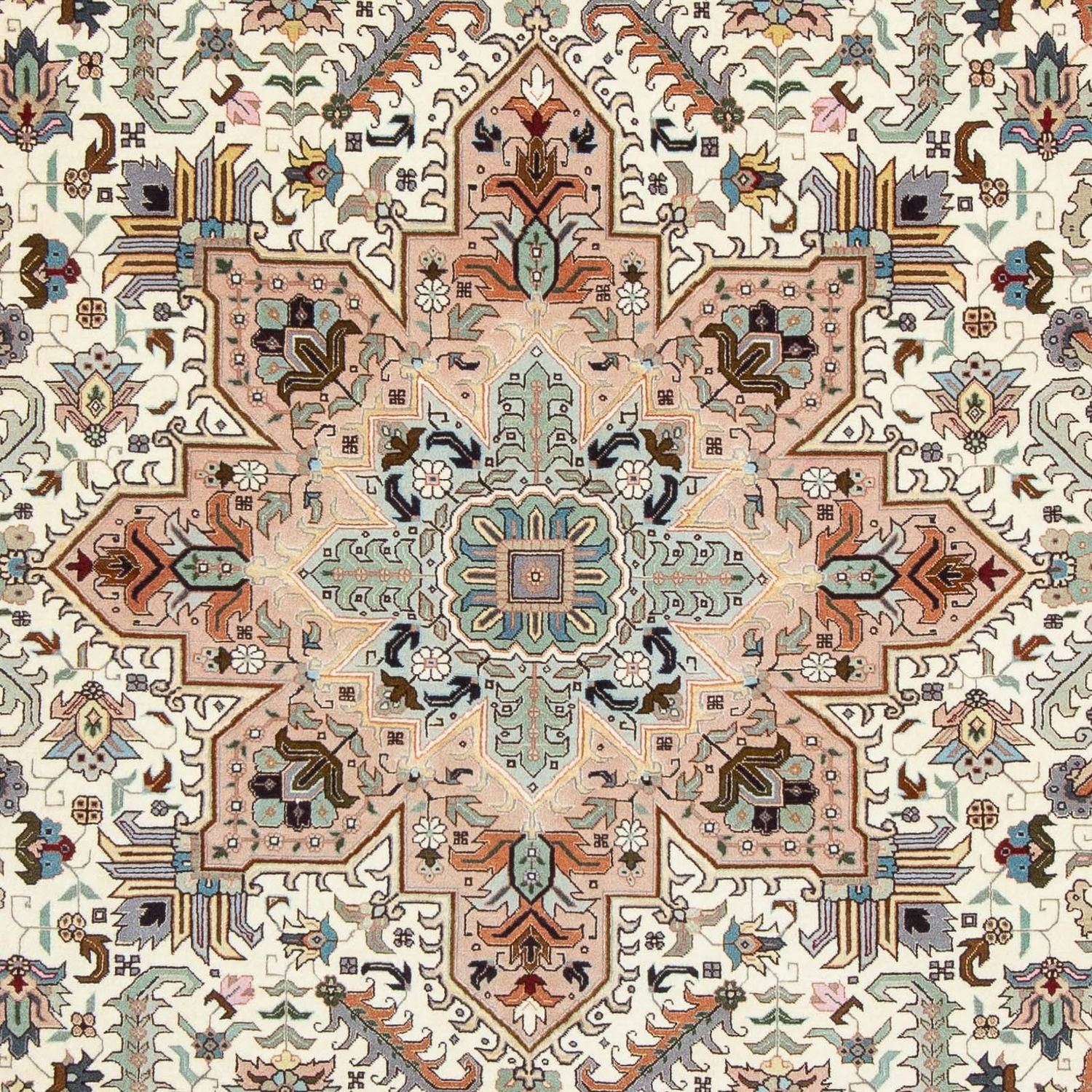 Alfombra Persa - Tabriz - Real - 300 x 205 cm - beige