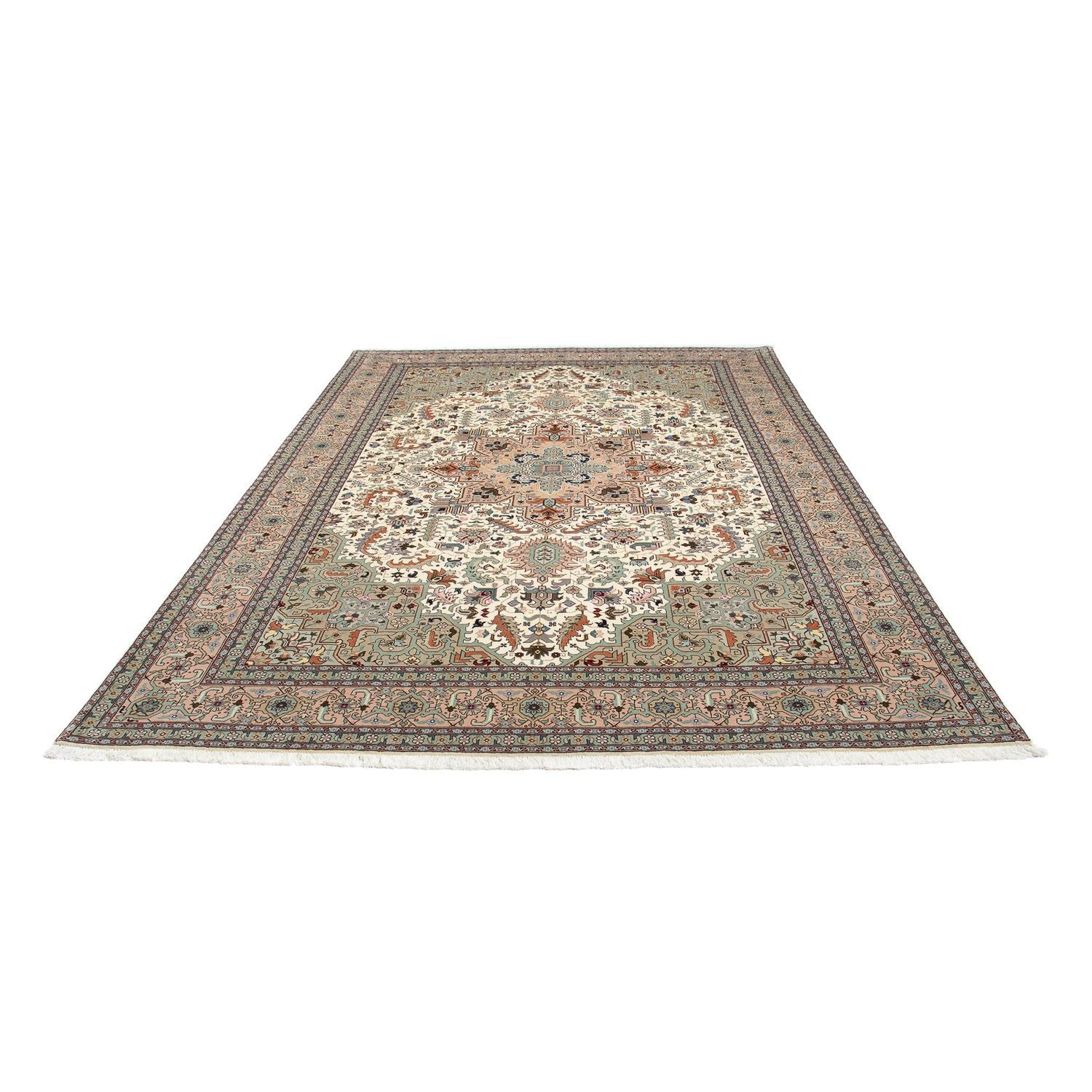 Alfombra Persa - Tabriz - Real - 300 x 205 cm - beige