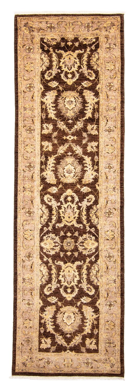 Alfombra de pasillo Alfombra Ziegler - 299 x 90 cm - marrón oscuro