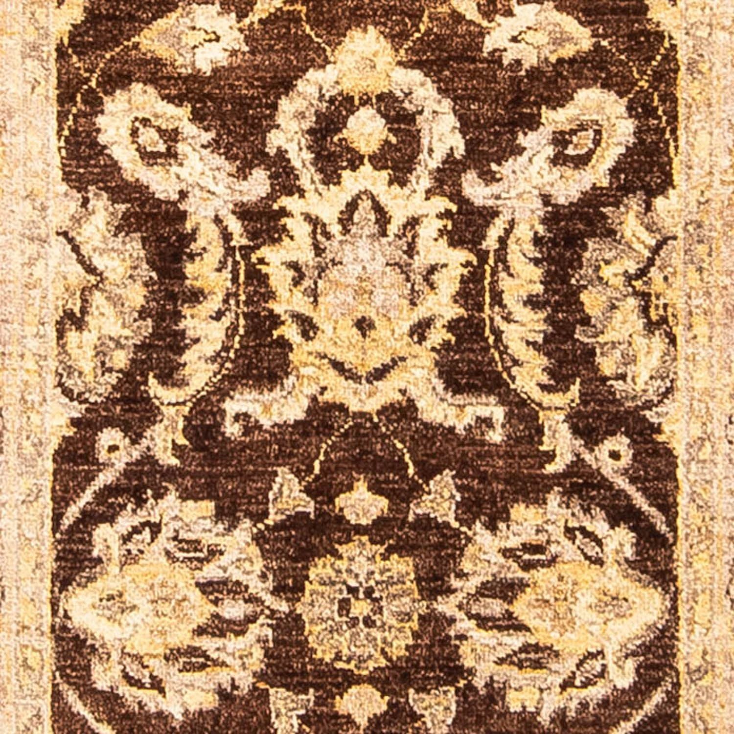 Alfombra de pasillo Alfombra Ziegler - 299 x 90 cm - marrón oscuro