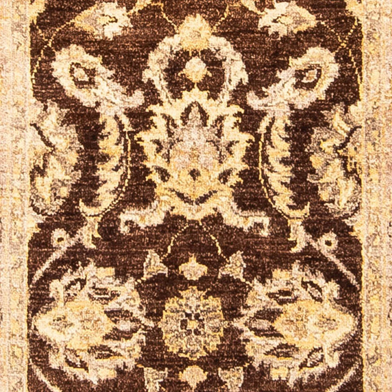 Alfombra de pasillo Alfombra Ziegler - 299 x 90 cm - marrón oscuro