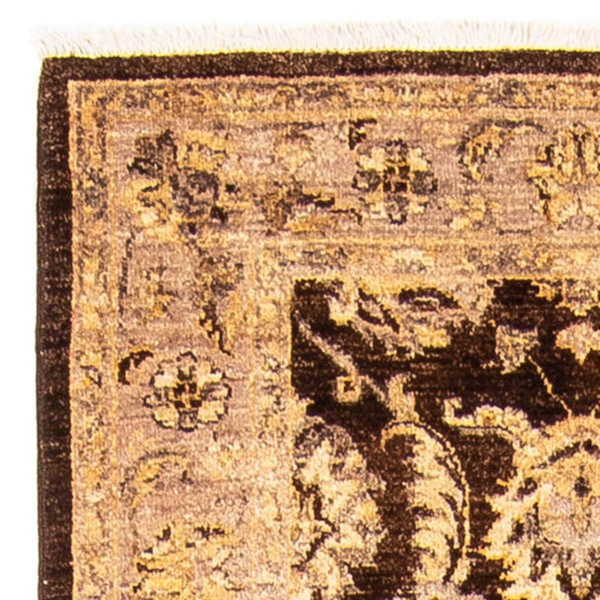 Alfombra de pasillo Alfombra Ziegler - 299 x 90 cm - marrón oscuro