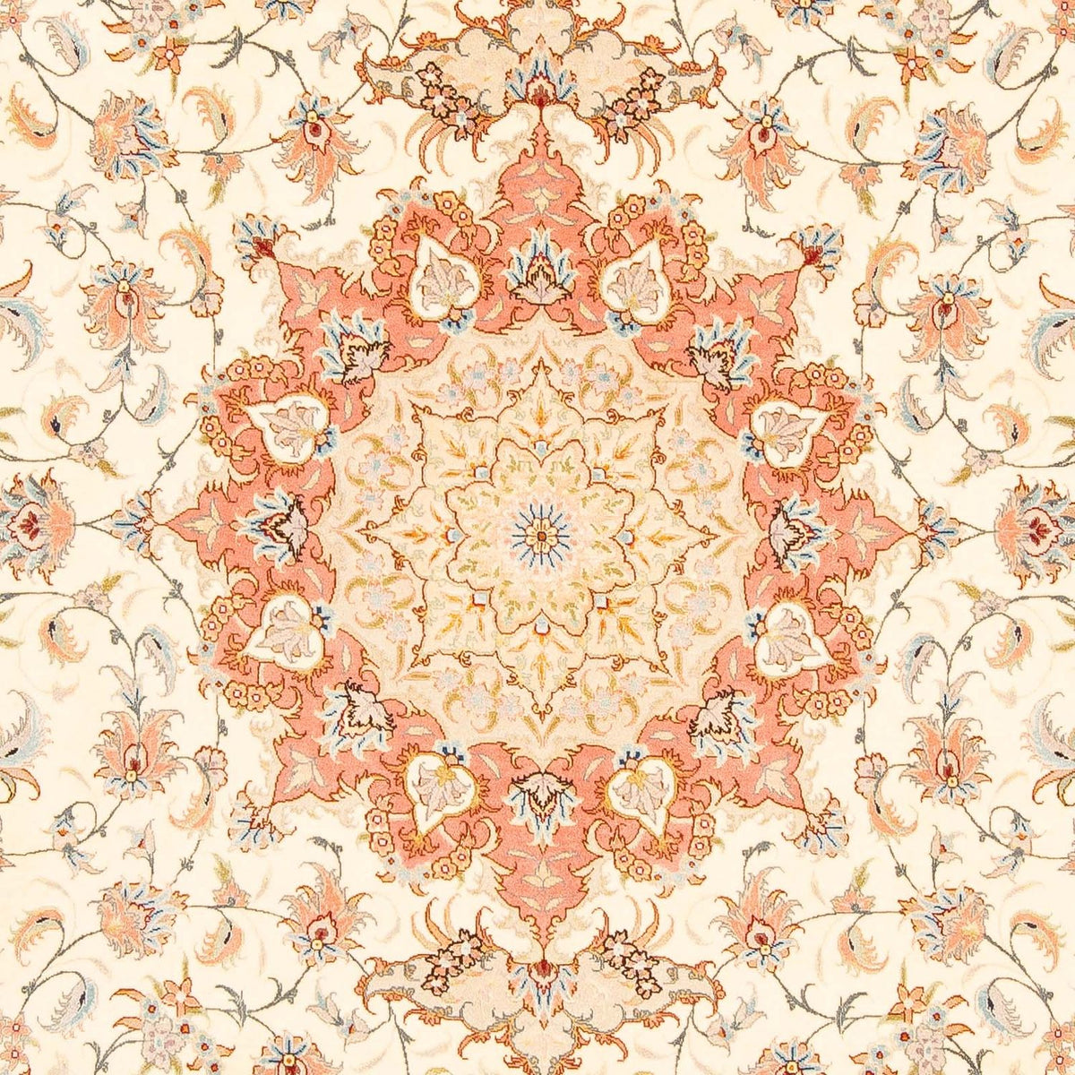 Alfombra Persa - Tabriz - Real - 310 x 195 cm - beige
