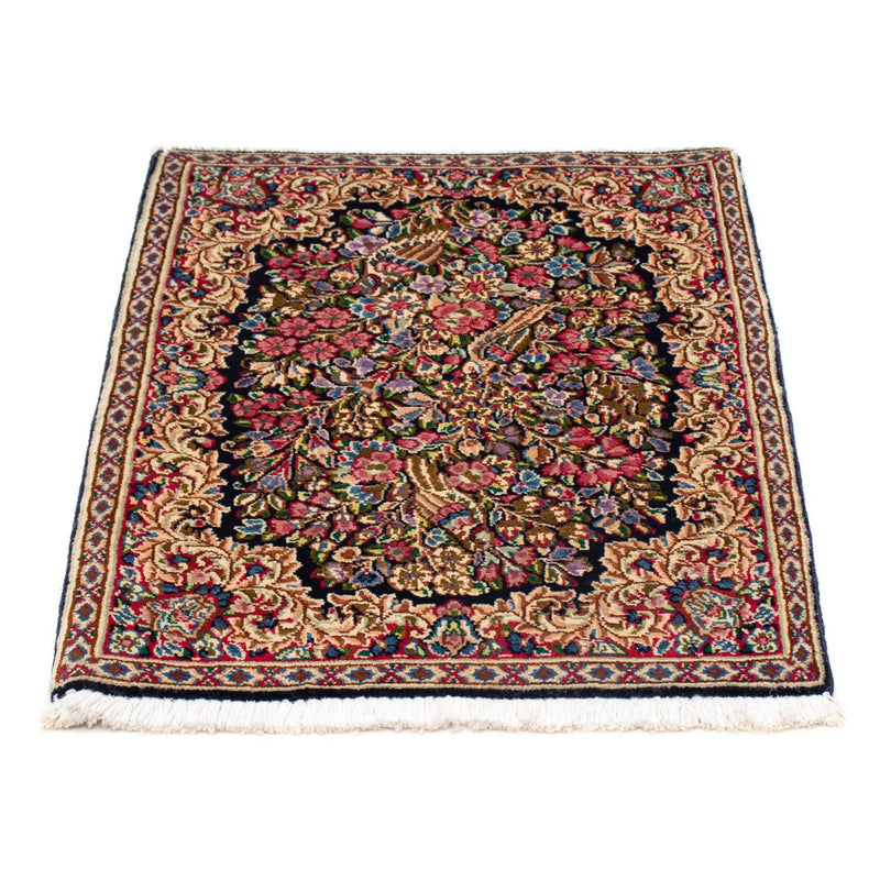 Alfombra persa - Real - 71 x 53 cm - azul oscuro