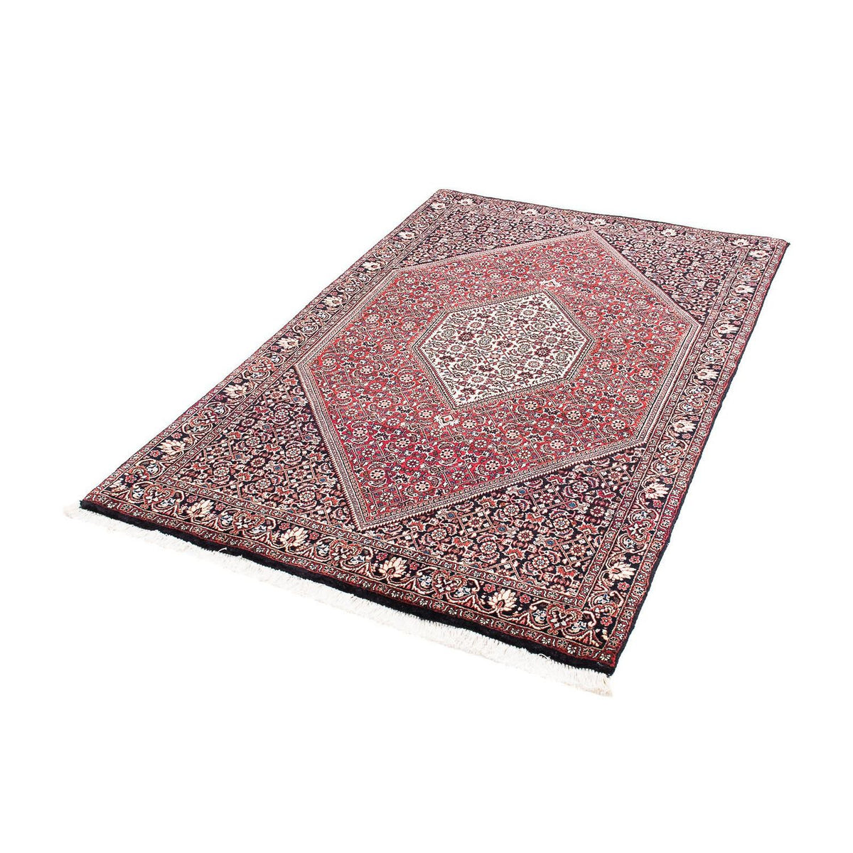 Alfombra persa - Bidjar - 172 x 110 cm - rojo claro