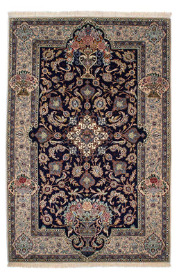 Alfombra Persa - Isfahan - Prima - 235 x 160 cm - azul oscuro