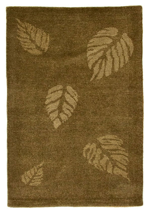 Alfombra Ziegler - 93 x 64 cm - verde oliva