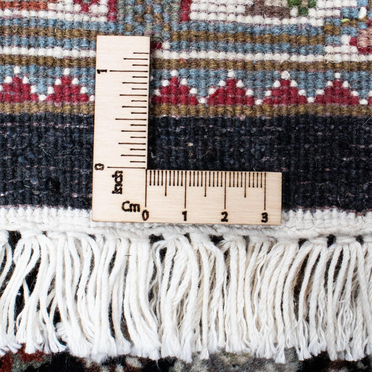 Alfombra de pasillo Alfombra persa - Tabriz - 396 x 82 cm - azul oscuro