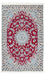 Alfombra Persa - Nain - Real - 173 x 110 cm - rojo oscuro