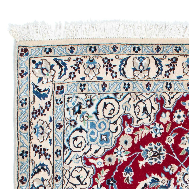 Alfombra Persa - Nain - Real - 173 x 110 cm - rojo oscuro