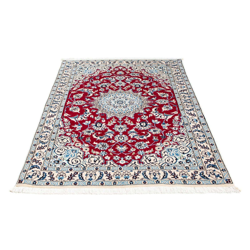 Alfombra Persa - Nain - Real - 173 x 110 cm - rojo oscuro