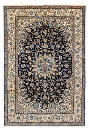 Alfombra Persa - Nain - Real - 309 x 203 cm - negro