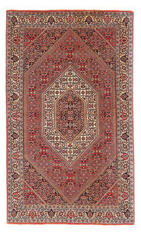 Alfombra persa - Bidjar - 153 x 89 cm - rojo