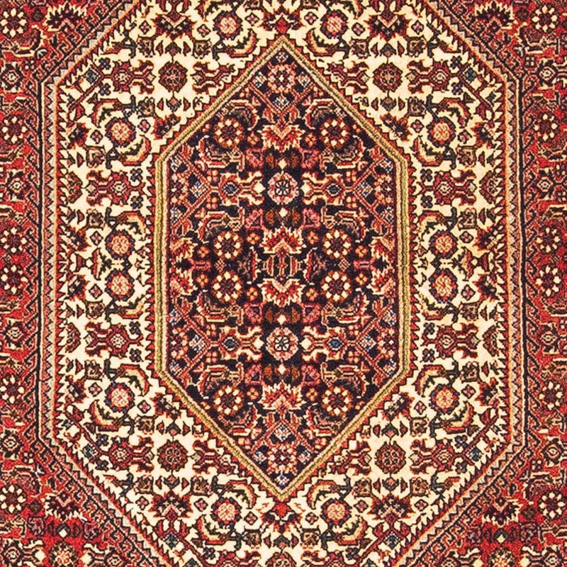 Alfombra persa - Bidjar - 153 x 89 cm - rojo
