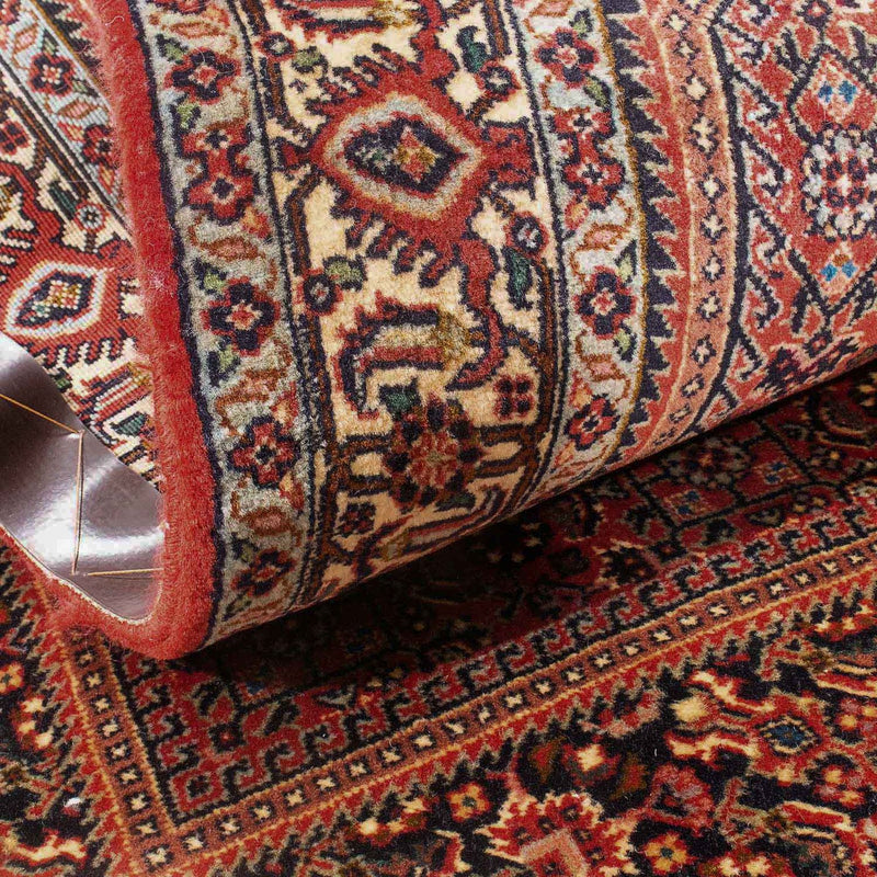 Alfombra persa - Bidjar - 153 x 89 cm - rojo