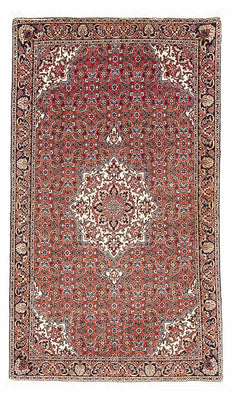 Alfombra persa - Bidjar - 148 x 88 cm - rojo