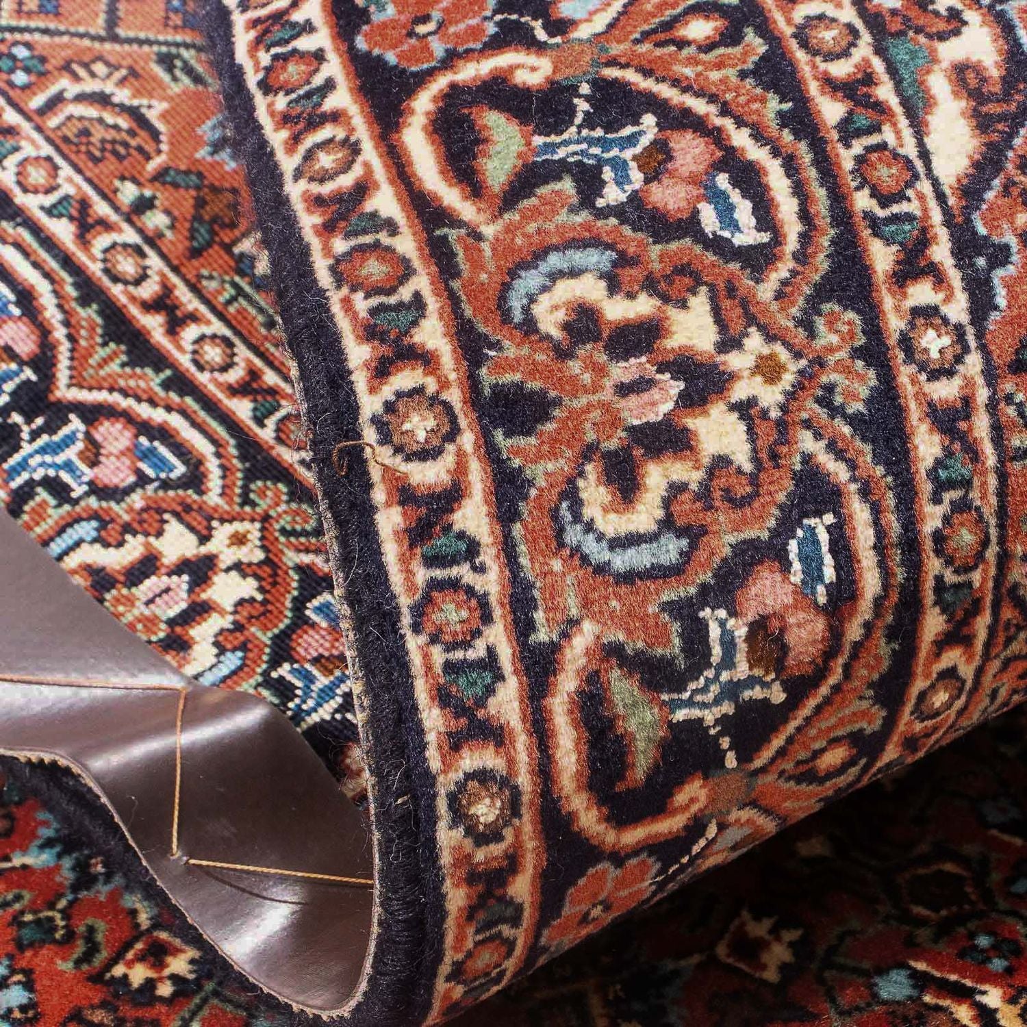 Alfombra persa - Bidjar - 148 x 88 cm - rojo