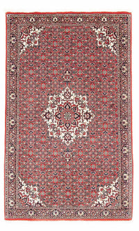 Alfombra persa - Bidjar - 148 x 91 cm - rojo