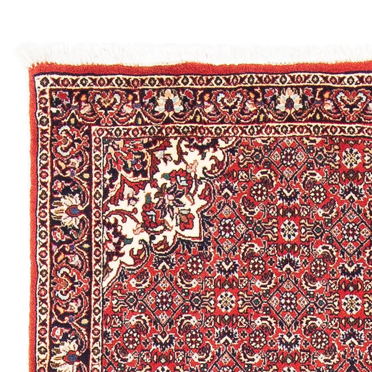 Alfombra persa - Bidjar - 148 x 91 cm - rojo